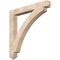 Ekena Millwork Thorton Arts & Crafts Smooth Bracket, Douglas Fir, 5 1/2"W x 48"D x 48"H BKT06X48X48THR03SDF - alternate 1